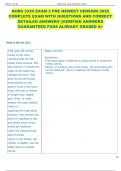 NURS 3320 EXAM 3 PRE NEWEST VERSION 2025  COMPLETE EXAM WITH QUESTIONS AND CORRECT  DETAILED ANSWERS &vert;&vert;VERIFIED ANSWERS  GUARANTEED PASS ALREADY GRADED A&plus;