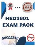 HED2601 EXAM PACK 2025 &lbrack;LATEST QUESTIONS AND ANSWERS&rsqb;