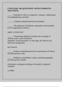 CTR EXAM &vert; 381 QUESTIONS &vert; WITH COMPLETE SOLUTIONS