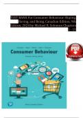TEST BANK For Consumer Behaviour&colon; Buying&comma; Having&comma; and Being&comma; Canadian Edition&comma; 9th Edition&comma; 2025 by Michael R&period; Solomon Chapters 1 - 15>Download as Pdf File< UPDATED 2025