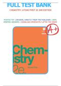 Test Bank For Chemistry&colon; Atoms First 2e 2nd Edition By Edward J&period; Neth&comma; Paul Flowers&comma; Klaus Theopold&comma; Richard Langley&comma; William R&period; Robinson &vert; &vert; 9781947172647 &vert; Chapter 1-21 &vert; Complete Questions And Answers A&plus;