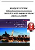 Modern Advanced Accounting In Canada&comma; 10th Edition TEST BANK By Darrell Herauf&comma; Chima Mbagwu&comma; Verified Chapters 1 - 12&comma; Complete Newest Version