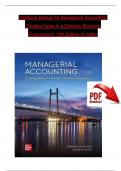SOLUTION MANUAL For Managerial Accounting Creating Value in a Dynamic Business Environment ISE  by Ronald W&period; Hilton &comma; David Platt