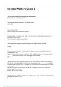 Nevada Workers Comp 2 NEWEST 2025&sol;2026 ACTUAL EXAM COMPLETE QUESTIONS AND CORRECT DETAILED ANSWERS &lpar;VERIFIED ANSWERS&rpar; &vert;ALREADY GRADED A&plus;&vert;&vert;BRAND NEW&excl;&excl;
