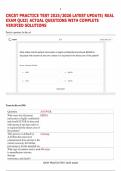CRCST PRACTICE TEST 2025&sol;2026 LATEST UPDATE&vert; REAL  EXAM QUIZ&vert; ACTUAL QUESTIONS WITH COMPLETE  VERIFIED SOLUTIONS 