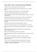 BECC MOD 3 TEST 2 QUESTIONS AND ANSWERS