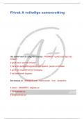 Fitvak A volledige samenvatting