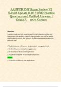AANPCB FNP Exams &sol; AANPCB FNP Practice Exams &sol; AANPCB FNP Exam Reviews &lpar;ALL Latest 2025 &sol; 2026 Updates STUDY BUNDLE PACKAGE WITH SOLUTIONS&rpar; Questions & Answers &vert; Grade A &vert; 100&percnt; Correct &lpar;Verified Solutions&rpar;