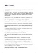 NIMS Test &num;1 NEWEST 2025&sol;2026 ACTUAL EXAM COMPLETE QUESTIONS AND CORRECT DETAILED ANSWERS &lpar;VERIFIED ANSWERS&rpar; &vert;ALREADY GRADED A&plus;&vert;&vert;BRAND NEW&excl;&excl;