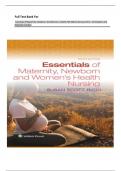 Full Test Bank For   Essentials Of Maternity&comma; Newborn&comma; And Women&rsquo;s Health&comma; 6th Edition By Susan Ricci - All Chapters And Rationals Included