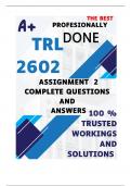 TRL2602 Assignment 2 (COMPLETE GUIDELINE) Semester 1 2025 - DUE 22 April 2025