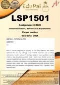 LSP1501 Assignment 3 (COMPLETE GUIDELINE) 2025  - DUE 19 May 2025