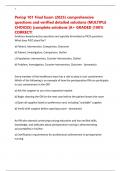 Periop 101 Final Exam &lpar;2025&rpar; comprehensive questions and verified detailed solutions &lpar;MULTIPLE CHOICES&rpar; &vert;complete solutions &vert;A&plus; GRADED &vert;100&percnt; CORRECT&excl;