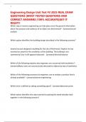 Engineering Design Unit Test &num;2 2025 REAL EXAM QUESTIONS &vert;MOST TESTED QUESTIONS AND CORRECT ANSWERS &vert;100&percnt; ACCURATE&vert;GET IT RIGHT&excl;&excl;