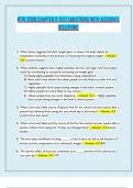 NTRI 2000 CHAPTER 9 TEST QUESTIONS WITH ACCURATE SOLUTIONS