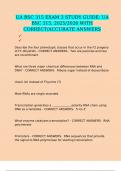 UA BSC 315 EXAM 2 STUDY GUIDE&colon; UA BSC 315&comma; 2025&sol;2026 WITH CORRECT&sol;ACCURATE ANSWERS