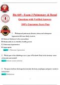 BIO 669 Exam 3 Tested Questions with Revised Correct Answers&comma; &lpar;A&plus; Guarantee&rpar;