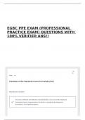 EGBC PPE EXAM &lpar;PROFESSIONAL PRACTICE EXAM&rpar; QUESTIONS WITH 100&percnt; VERIFIED ANS&excl;&excl;