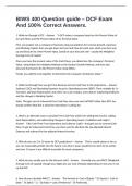 BIWS 400 - Fit&sol;Qualitative Final Exam Questions And Correct Answers&period;