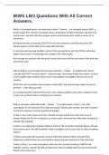 BIWS 400 - Valuation Final Exam Questions & Answers &ndash; Basic&period;