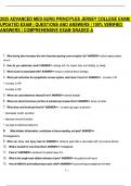 ADVANCED MED-SURG PRINCIPLES  EXAM 1 &vert;2025 UPDATE EXAM &vert; QUESTIONS AND ANSWERS &vert; 100&percnt; VERIFIED ANSWERS &vert; COMPREHENSIVE EXAM GRADED A&vert; JERSEY COLLEGE