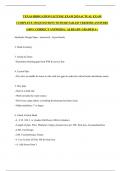TEXAS IRRIGATION LICENSE EXAM 2024 ACTUAL EXAM COMPLETE 150 QUESTIONS WITH DETAILED VERIFIED ANSWERS &lpar;100&percnt; CORRECT ANSWERS&rpar; &sol; ALREADY GRADED A&plus;