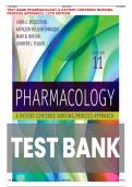 TEST BANK PHARMACOLOGY A PATIENT-CENTERED NURSING  PROCESS APPROACH&comma; 11TH EDITION TEST BANK PHARMACOLOGY A PATIENT-CENTERED  NURSING PROCESS APPROACH&comma; 11TH EDITION BY  LINDA E&period; MCCUISTION CHAPTER 1-58 NEW UPDATEThe Nursing Process and Patient-Centered Car
