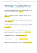 OREGON ESTHETICIAN EXAM QUESTIONS AND ANSWERS LATEST 2025-2026 UPDATE