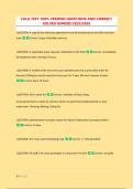 CALA TEST 100&percnt; VERIFIED QUESTIONS AND CORRECT SOLVED ASWERS 2025&sol;2026