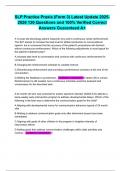 SLP Practice Praxis &lpar;Form 3&rpar; Latest Update 2025-2026 130 Questions and 100&percnt; Verified Correct Answers Guaranteed A&plus;