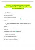 EOS 103 Actual Exam Questions With  Reviewed 100&percnt; Correct Detailed Answers   Guaranteed Pass&excl;&excl;