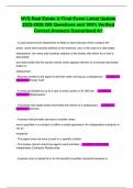 NYS Real Estate U Final Exam Latest Update 2025-2026 200 Questions and 100&percnt; Verified Correct Answers Guaranteed A&plus;