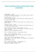 NUR 376 PATHO FINAL QUESTIONS AND ANSWERS&period;