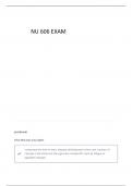 ADVANCED PATHOPHYSIOLOGY WEEK 1 NU606 QUESTIONS & ANSWERS&vert; GRADE A&vert; 100&percnt; CORRECT &lpar;VERIFIED ANSWERS