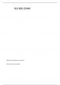 REGIS NU 606 QUIZ 1 QUESTIONS & ANSWERS&vert; GRADE A&vert; 100&percnt; CORRECT &lpar;VERIFIED ANSWERS