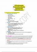 ATI Fundamentals Proctored Exam Review Questions with Updated Answers&period;
