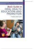 Basic Guide to Oral Health Education & Promotion 3rd Edition by Alison Chapman & Simon H&period; Felton &comma; ISBN&colon; 9781119591627  &vert;Complete Guide A&plus;&vert;