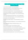 NUR 210 Pharm Exam 4 Questions With Correct Answers