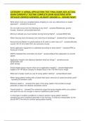 CATEGORY 11 AERIAL APPLICATION TEST FINAL EXAM 2025 ACTUAL EXAM CURRENTLY TESTING COMPLETE EXAM QUESTIONS WITH DETAILED VERIFIED ANSWERS &sol;ALREADY GRADED A&plus; &sol;BRAND NEW&excl;&excl;
