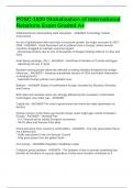 POSC-1020 Globalization of International Relations Exam Graded A&plus;
