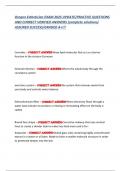 Oregon Esthetician EXAM 2025 UPDATE&sol;PRACTICE QUESTIONS  AND CORRECT VERIFIED ANSWERS &lpar;complete solutions&rpar;  ASSURED SUCCESS&sol;GRADED A&plus;&excl;&excl;&excl;