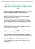 NUSCTX 10 Midterm 3 &vert; 113 Actual Questions And Correct Answers &lpar;Already Graded A&plus;&rpar; &vert; New 2025