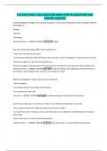 FOS 3042 EXAM 1 2025 QUESTION BANK UPDATED QUESTIONS AND VERIFIED ANSWERS