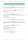 FOS3042 EXAM 1 2024 UPDATED QUESTIONS AND VERIFIED ANSWERS
