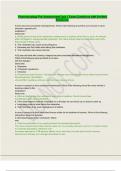 Pharmacology Pre-Assessment Quiz 1 Exam Questions with Verified Solutions&period;