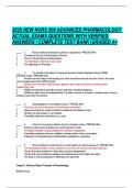 NURS 508 ADVANCED PHARMACOLOGY ACTUAL EXAMS QUESTIONS WITH VERIFIED ANSWERS &vert; COMPLETE TEST BANK  2025&sol;2026 &vert;GRADED A&plus;