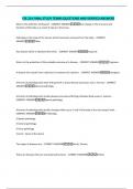 FSE 214 FINAL STUDY TERMS QUESTIONS AND VERIFIED ANSWERS