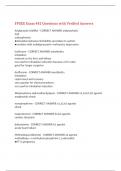 FPGEE Exam 442 Questions with Verified Answers&comma;100&percnt; CORRECT