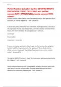 PC 832 Practice Quiz 2025 Update COMPREHENSIVE FREQUENTLY TESTED QUESTIONS and verified answers WITH RATIONALES&vert;accurate answers&vert;100&percnt; solved&excl;&excl;