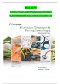 &ZeroWidthSpace;The Test Bank for Nutrition Therapy and Pathophysiology&comma; 4th Edition by Marcia Nelms and Kathryn P&period; Sucher 